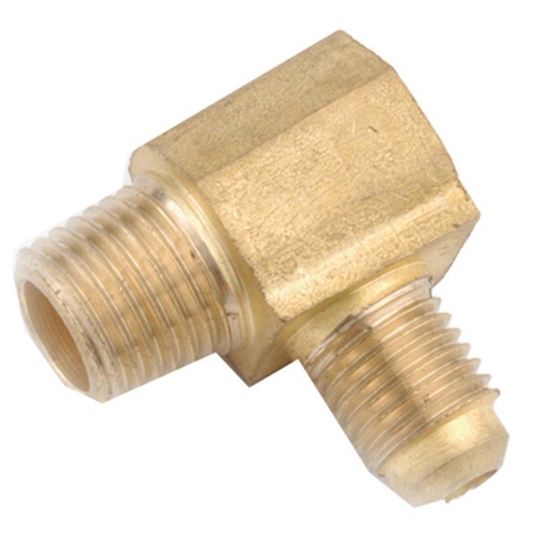 Anderson Metals 714049-0404 .25 in. Flare x .25 in. Male Iron Pipe Thread Elbow 166616 - main